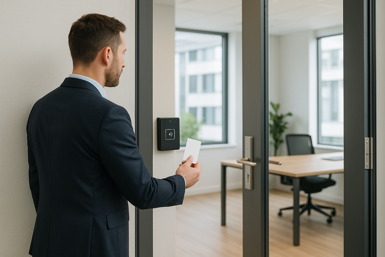Contrôle d’accès en entreprise par badge